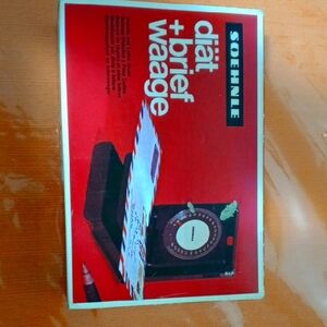 1970-1979 Vintage Soehnle Red Diet and Letter Scale